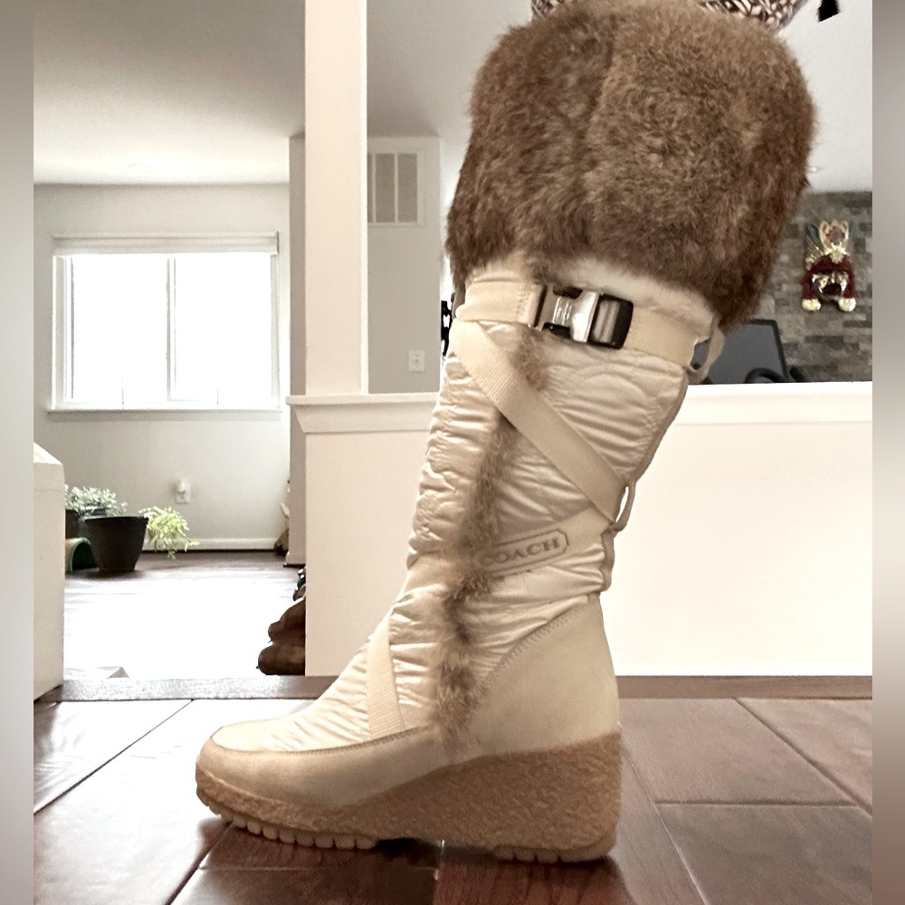 COACH BOOTS Made in Italy Like New